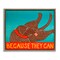 Stupell Industries Because They Can Funny Dog Floating Frame, design by Stephen Huneck